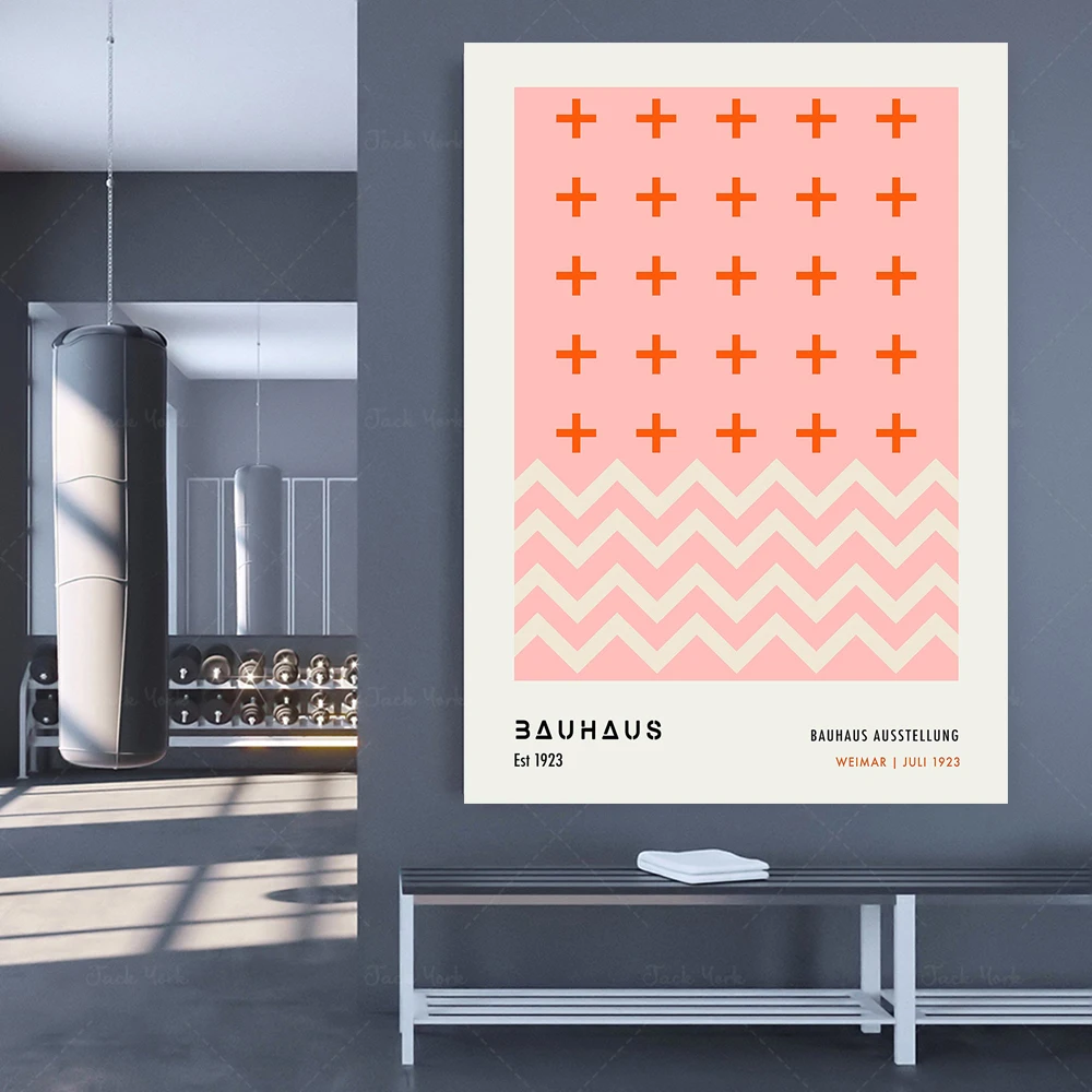 Bauhaus Art Exhibition poster, Bauhaus Exhibition print, Bauhaus Print, Walter Gropius, Bauhaus Wall Art, Geometric Art