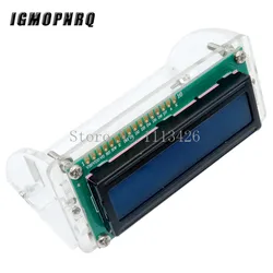 Transparent Acrylic Shell for LCD1602 LCD Blue/Yellow Screen with Screw/Nut LCD1602 Shell Case Holder