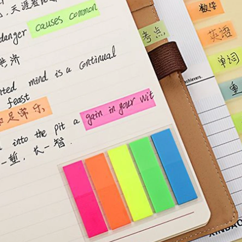 Removable Indicator Label 5 Color Pagination Label Memo Pad Sticky Notes Point It Big Brands Are Trustworthy