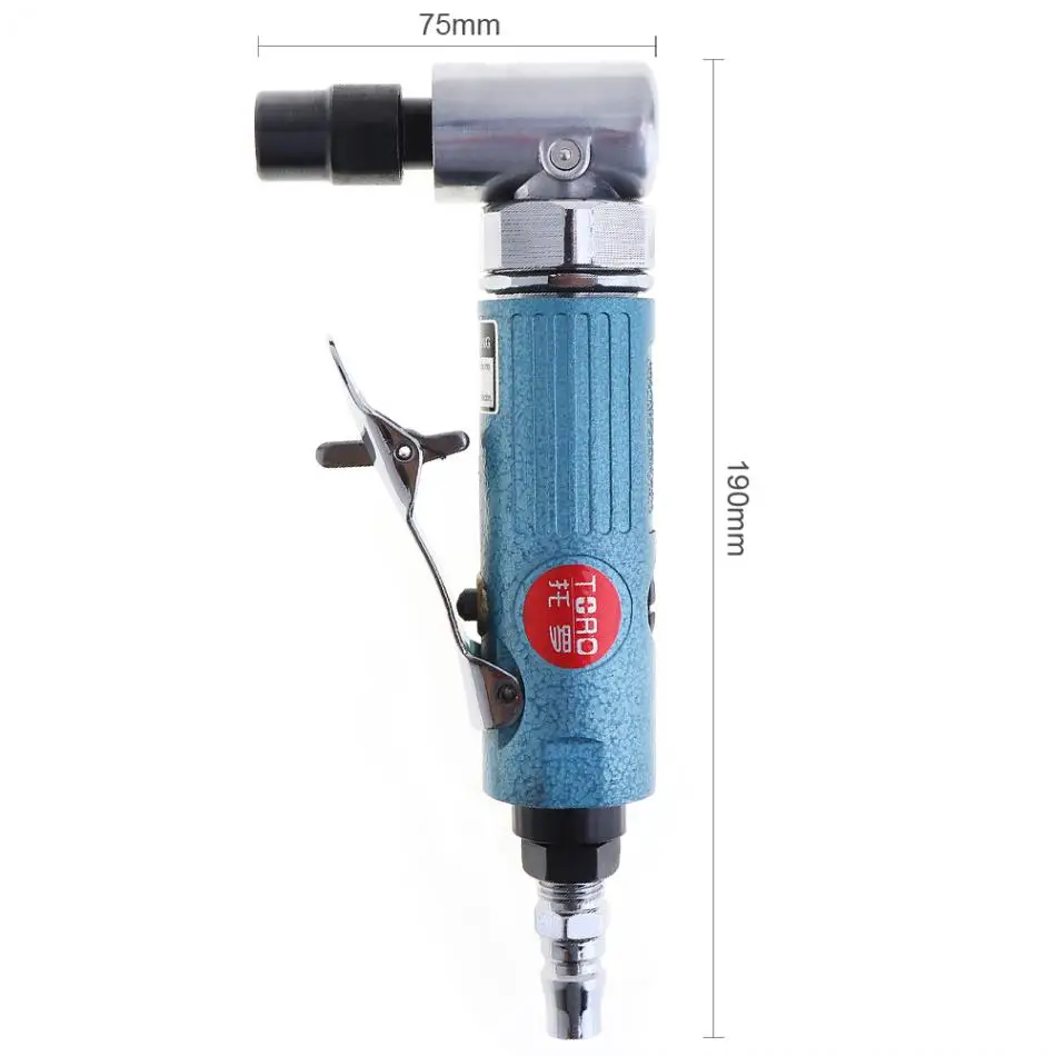 TORO Air Grinder 1/4&1/8 Pneumatic Angle Die Grinder 90 Degree 3MM&6MM Air Die Grinding Tools 25000rpm for Woodworking