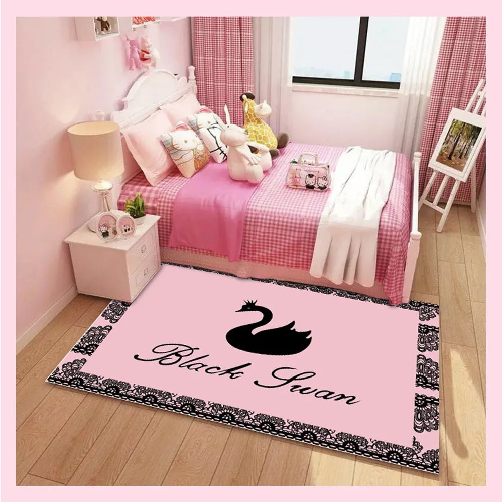 Pink Series 3D Printing Carpets For Living Room Bedroom Large Carpet Kids Room play Area Rugs Baby Crawl Mat Child Big Floor Rug