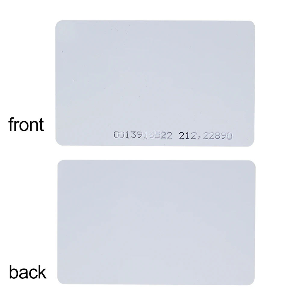 10pcs 125KHz RFID Keyfobs Access Control Cards NFC Token EM4100 TK4100 ID Key Card RFID Keychains Tags ABS Waterproof