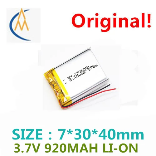 buy more will cheap Bluetooth gift factory 703040 920 mah lithium-ion polymer battery LED lights 3.7 V rechargeable batteries