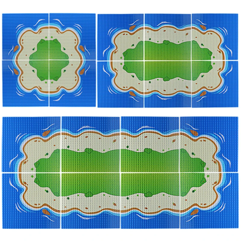 

Базовая плита с морским островом, основание для городской улицы, дороги, плинтус, строительные блоки, морское дно, длинный пляж, детские игрушки для детей