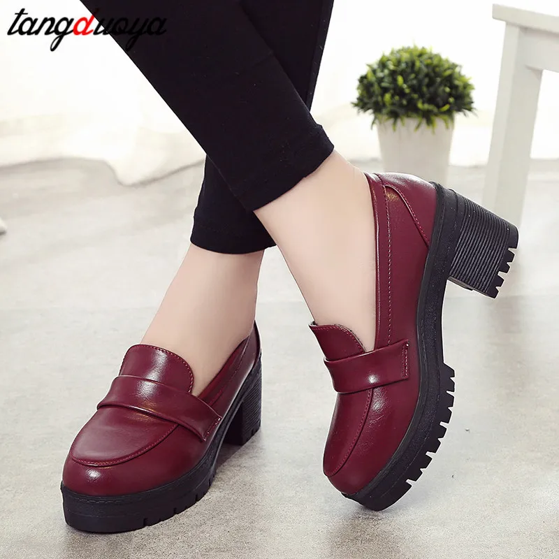 Japanese High School Student Shoes Girly Girl Lolita Shoes Cospaly Shoes JK Uniform PU Leather Loafers Casual Shoes