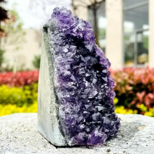 560-580g natural amethyst cave quartz cluster crystal specimen healing