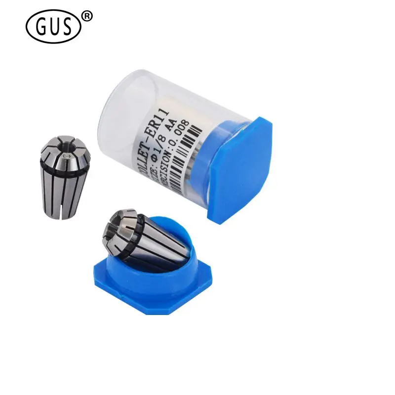 1pcs AA ER11 ER16 ER20 ER25 ER Precision spring collet chuck 0.008mm CNC milling tool holder spindle Engraving machine motor