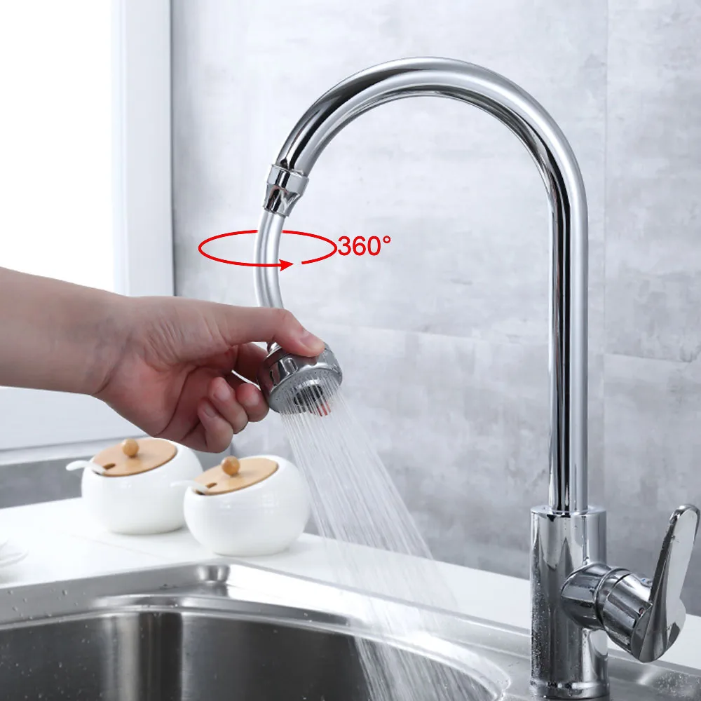 360 Rotatable 3 Models Tap Connector Diffuser Hose Nozzle Adjustable Sprayer Water Saving Kitchen Sink Mixer Faucet Aerator