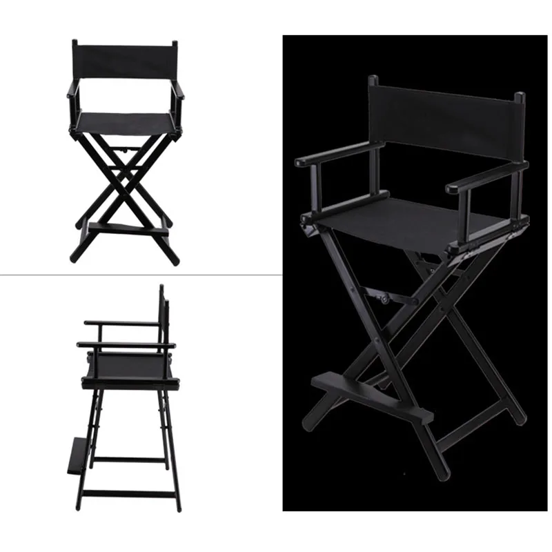 High Aluminum Frame Makeup Artist Director Chair Foldable Outdoor Furniture Lightweight Portable Folding Director Makeup Chair