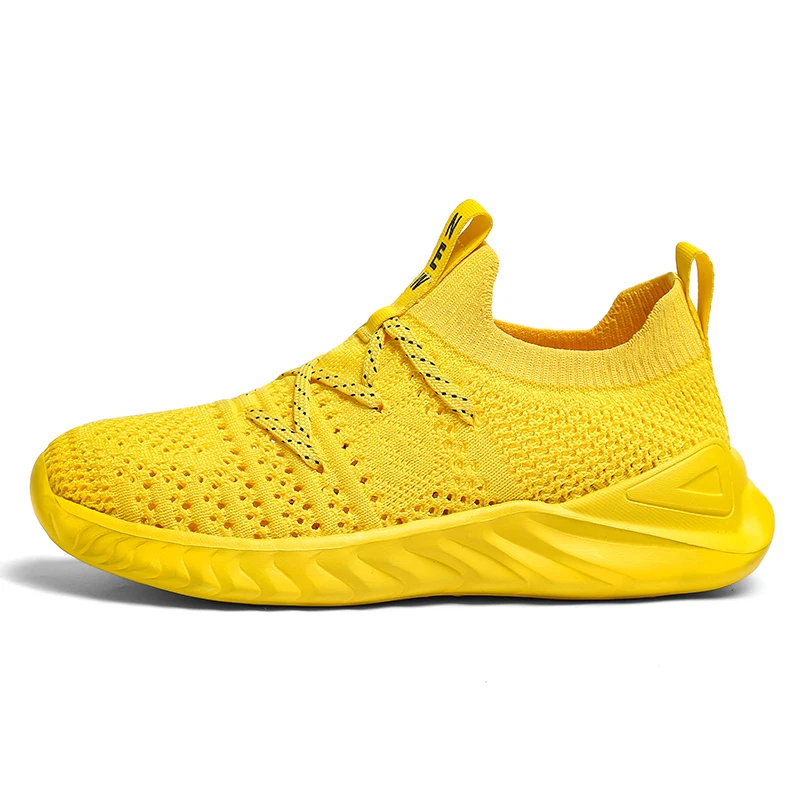 Yellow Kid Running Sneakers Summer Children Sport Shoe Tenis Infantil Boy Footwear Lightweight Breathable Girl Chaussure Enfant