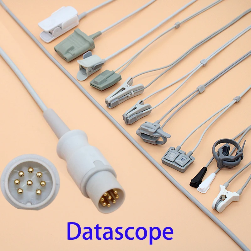 For Datascope Accutor 3/4 sat Blood oxygen,adult/pediatric/child/Neonate/veterinary,Finger/Ear/Foot/Forehead spo2 sensor cable