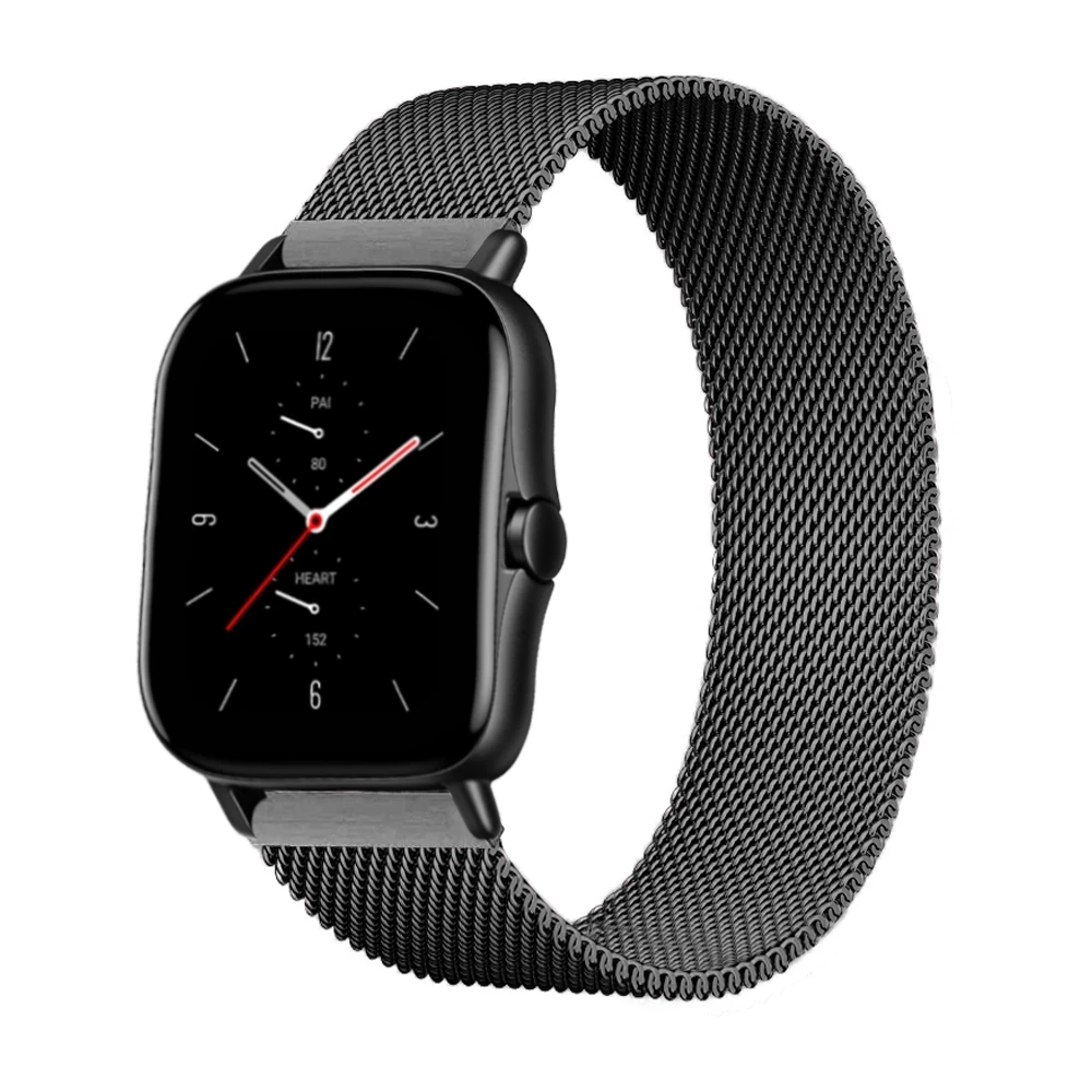 Uhr band Für Amazfit GTS 3/2/2e/3 GTR 3/3 pro 20mm 22mm Milanese strap Für Amazfit bip/bip u handgelenk Armband metall correa