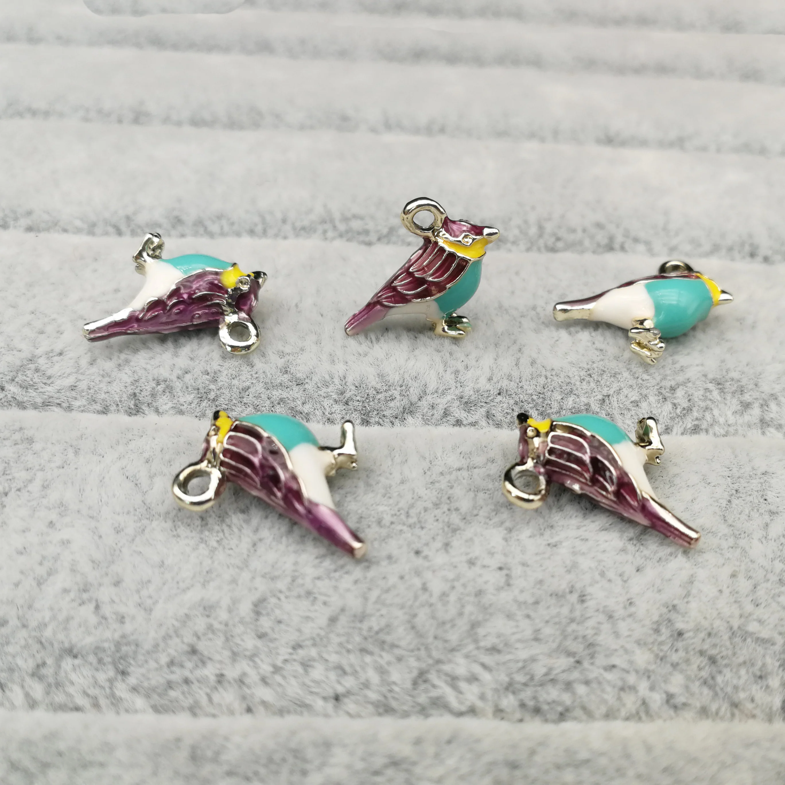 

6pcs Japanese Cute Bird Enamel Charms Connector Necklace Bracelet Earrings DIY Pendants Fashion Jewelry Findings Accessories