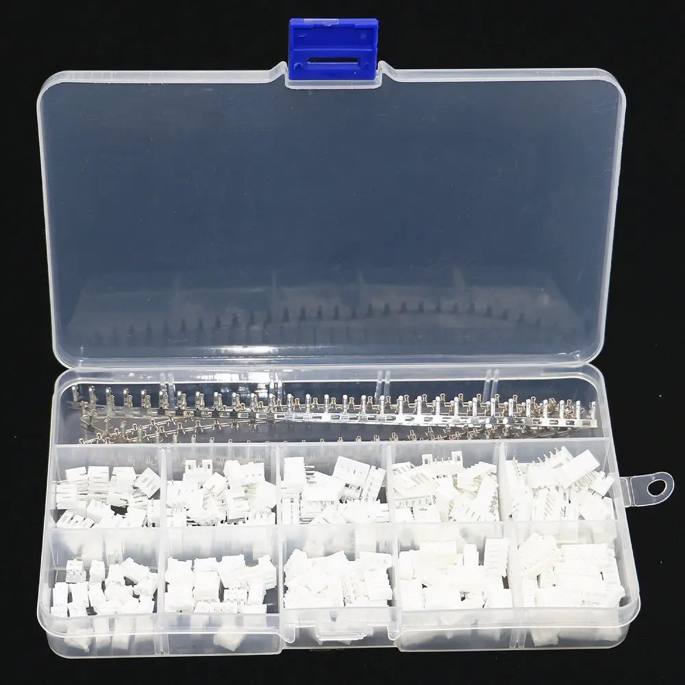 600Pcs/Box PH2.0 2/3/4/5/6 Pin Connector Male/ Female Terminal Block Kit for Inductrix Tiny Whoop