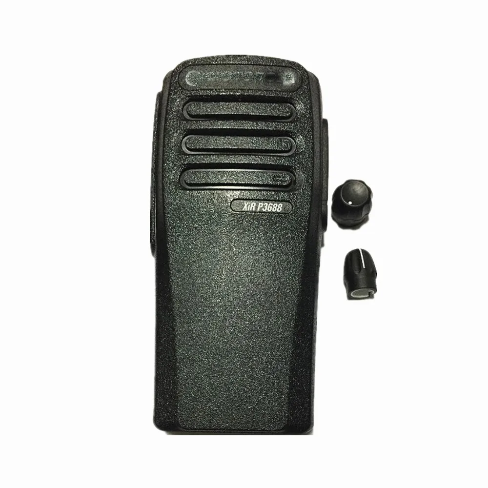 2 Stuks Nieuwe Behuizing Behuizing Cover W/ Volume Kanaal Knop Sets Voor Motorola Xir P3688 Dp1400 Dep450 Cp200d Radio Walkie Talkie