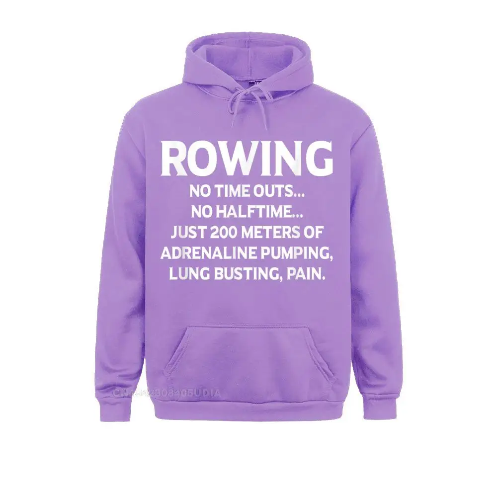 Rowing 200 Meters Funny Rowing Hoodie Hoodies Cute Simple Style Long Sleeve Men's Sweatshirts Summer Hoods