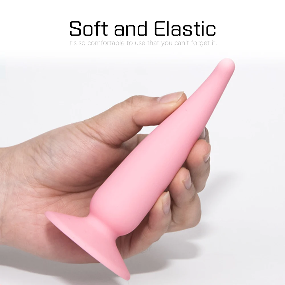 Adult Sex Toys Silicone Anal Plug with Strong Suction Cup Dildo Masturbation Anal Vaginal Stimulator Butt Plug Adult Sex Produt