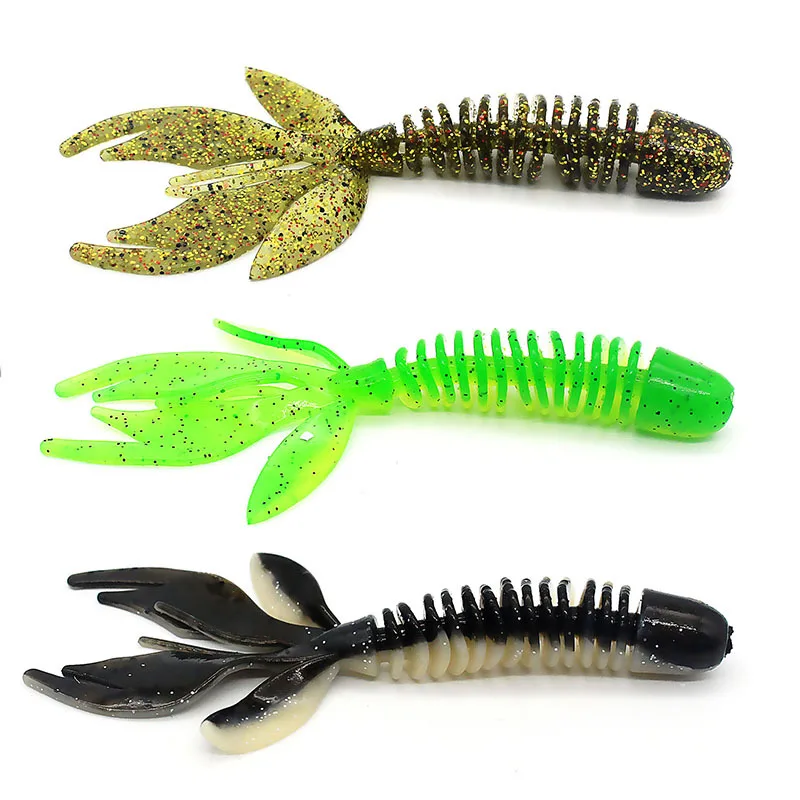 5pcs/2pcs Wobbler Silicone Worm Lobster Fishing Lure 3g/8cm 10g/12cm Shrimp Lizards Float Wobbler Jig Swivel Sea Fishing Bait