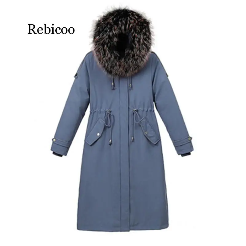 

Rebicoo Cotton Padded Jackets Slim Long Winter Jacket Women Thicken Ladies Coat Warm Coats Parkas Lining Plus Velvet