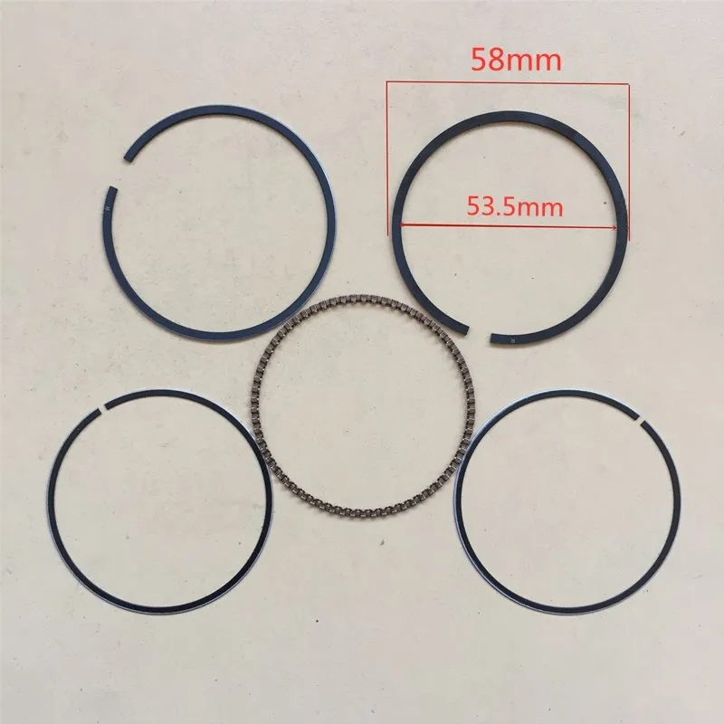 56MM PISTON RING SET STD FOR HONDA GX100 98CC 2.8HP ENGINE CYLINDER RAMMER KOLBEN KIT RINGS TAMPER JUMPING JACK # 13010-Z0D-003