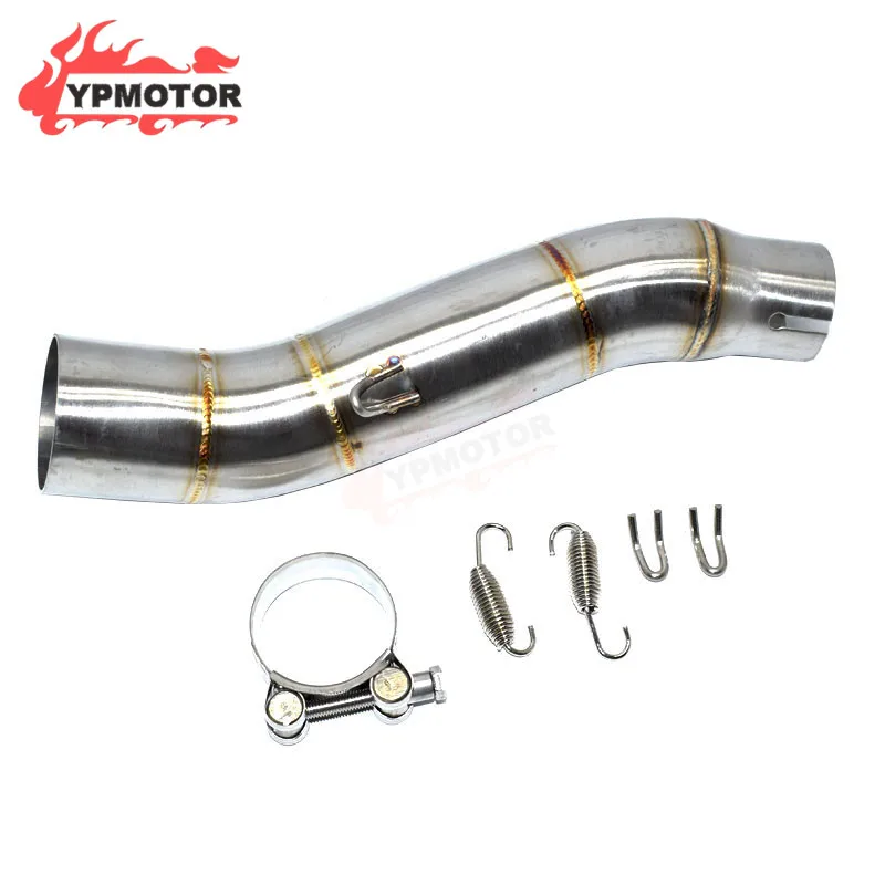 

CBR 300 Motorcycle Slip On Middle Link Exhaust Pipe Mid Link Connection Tube Pipes Stainless Steel For HONDA CBR300 Models