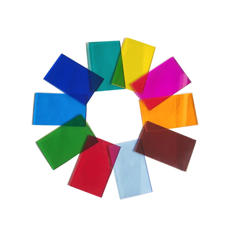 Bunte Heimdekoration, transparentes Acryl (PMMA), getönte Plexiglasplatte, rosa/schwarz/weiß/rot/grün/orange, für Heimwerker, Schilder, Display