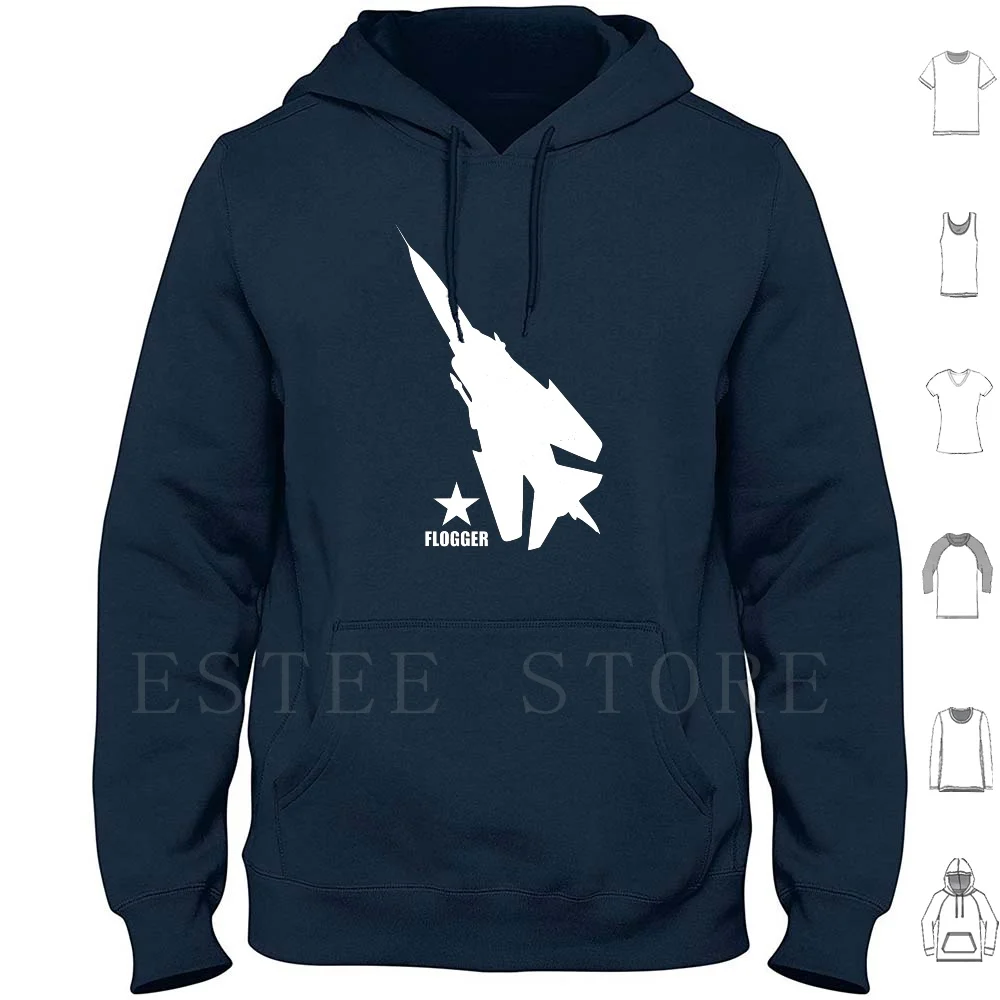 Mig-23 Flogger Hoodies Long Sleeve Russian Russia Soviet Air Force Fighter Fighter Jet Fighter Jet Interceptor Ussr