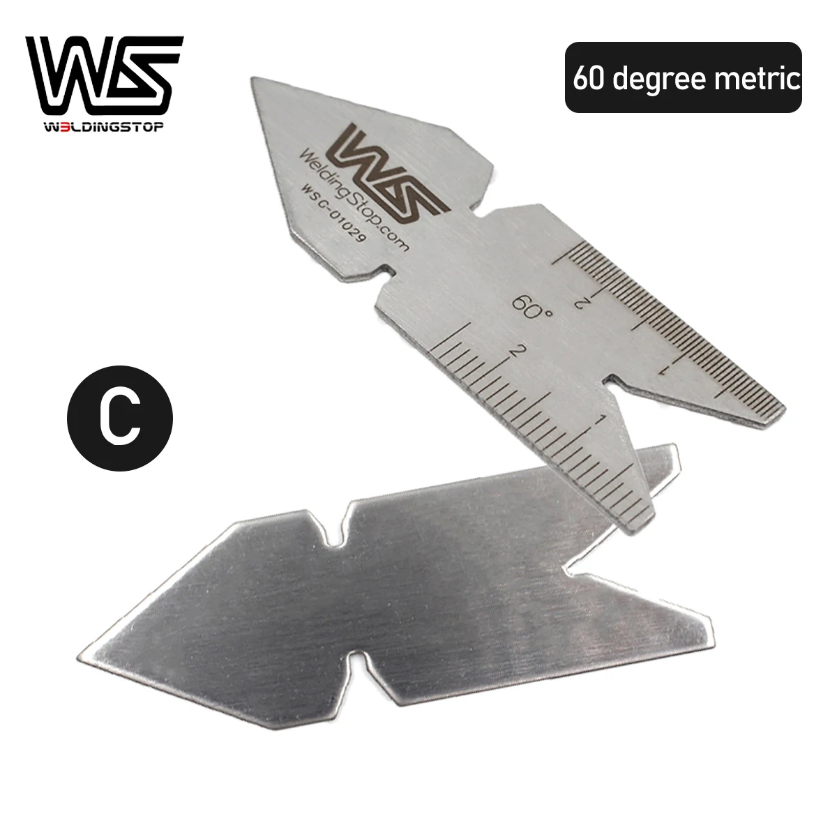 Center Gauge 55° 60° Inch Metric Angle Degrees Template Screw Thread Pitch Gauge Measuring Lathe Tools