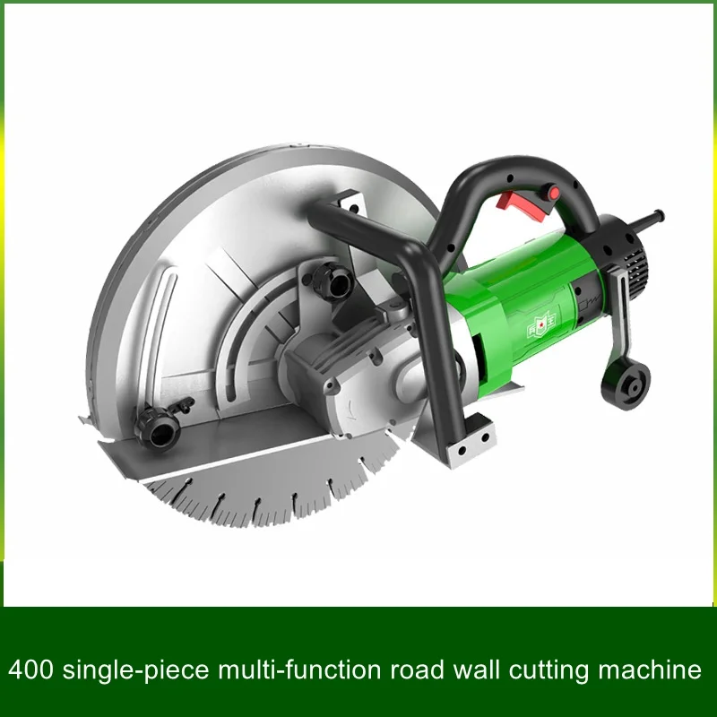 Single-chip slotting machine 350/400mm portable wall cutting machine concrete road stone cutting machine door opening