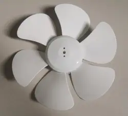 D shape hole 8mm 6-blade exhaust fan blade 28cm for 12 inches or 300mm kitchen fan