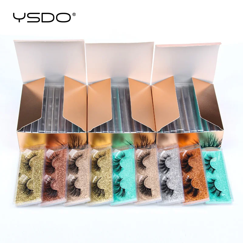 YSDO Eyelashes 5/10/50/100 PCS 3d Mink Lashes Natural Soft Mink Eyelashes Wholesale False Eyelashes Makeup False Lashes In Bulk