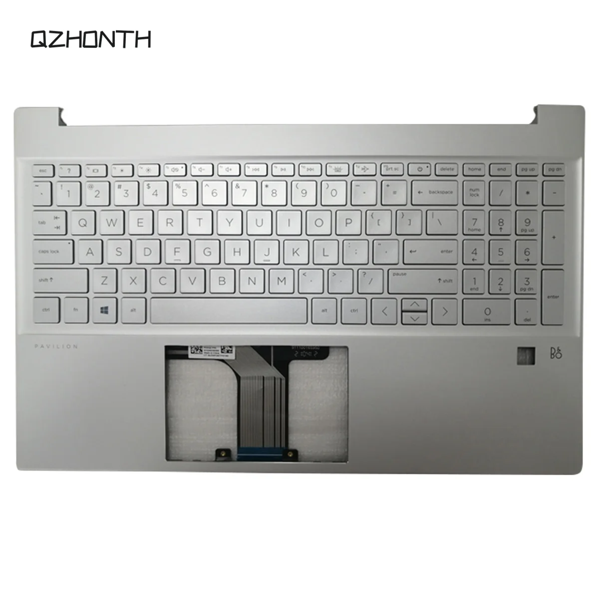 

New For HP Pavilion 15-EH 15-EG 15-EG0067ST Palmrest w/ FRP Backlit Keyboard M08910-001 Silver