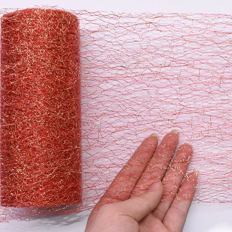 10Yards 15cm Glitter Tulle Rolls Sparkly Mesh Baby Shower DIY Tutu Skirt Organza Table Runner Wedding Decor Sewing Supplies