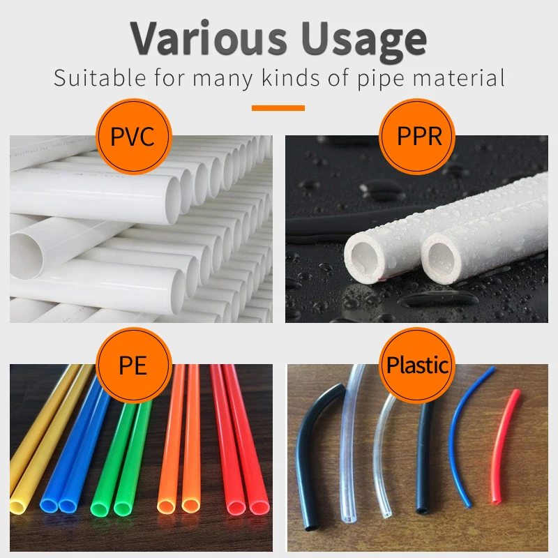 Pvcパイプカッター42ミリメートルアルミ合金ボディラチェットはさみチューブカッターpvc/pu/pp/peホース切削ハンドツール