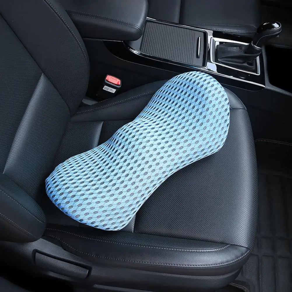 Lumbar Car Leg Cushion Breathable Memory Cotton Car Chair Back Support Massage Cushion Pillow Car Seat Pillow Car Accessories