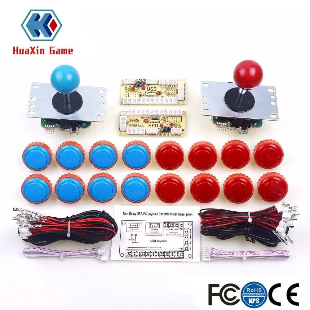 Original Japan Sanwa Joystick Arcade Video Games, PC,  JLF TP 8YT, OBSN-30, USB Zero delay encoder, Raspberry Pi, Fighting game