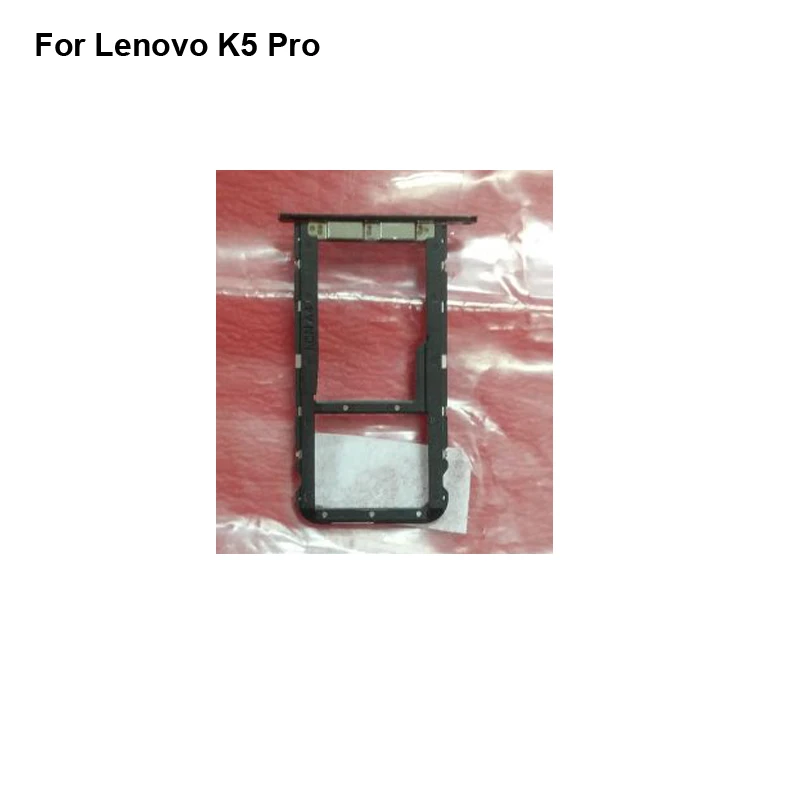 

1PC For Lenovo K5 Pro L38041 New Tested Good Sim Card Holder Tray Card Slot K5pro Sim Card Holder Replacement K 5 Pro