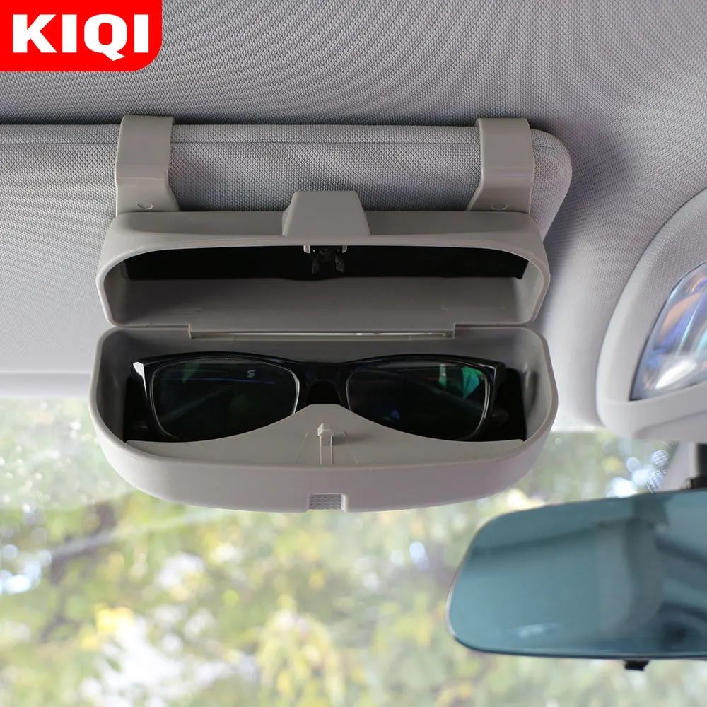 KIQI Car Sunglasses Glasses Box for Suzuki SX4 SWIFT Alto Liane Grand Vitara Jimny S-cross Spacia Splash Kizashi Wagon R IGNIS