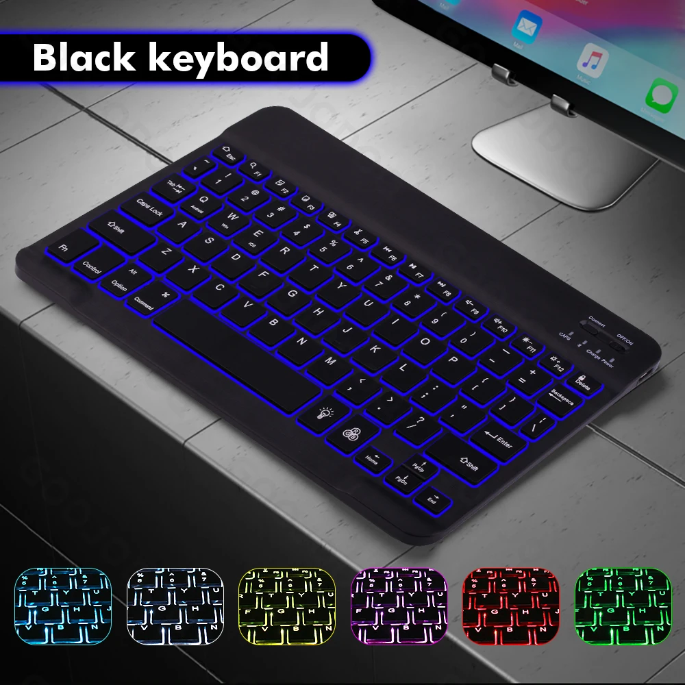 Imagem -06 - Tablet Teclado sem Fio para Ipad Pro 2023 11 12.9 10.5 Teclado Bluetooth para Ipad 8th 6th ar para Macbook