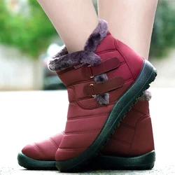 Stivali da donna scarpe invernali donna stivali da neve caldi stivaletti per scarpe invernali femminili Botas Mujer stivaletti in peluche Sneakers impermeabili