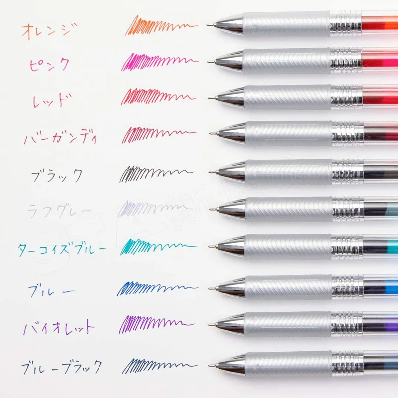 New Color Japanese Pentel Quick-drying Gel Pen BLN75TL 10 Colors Available 0.5mm Business Office Signature Pen