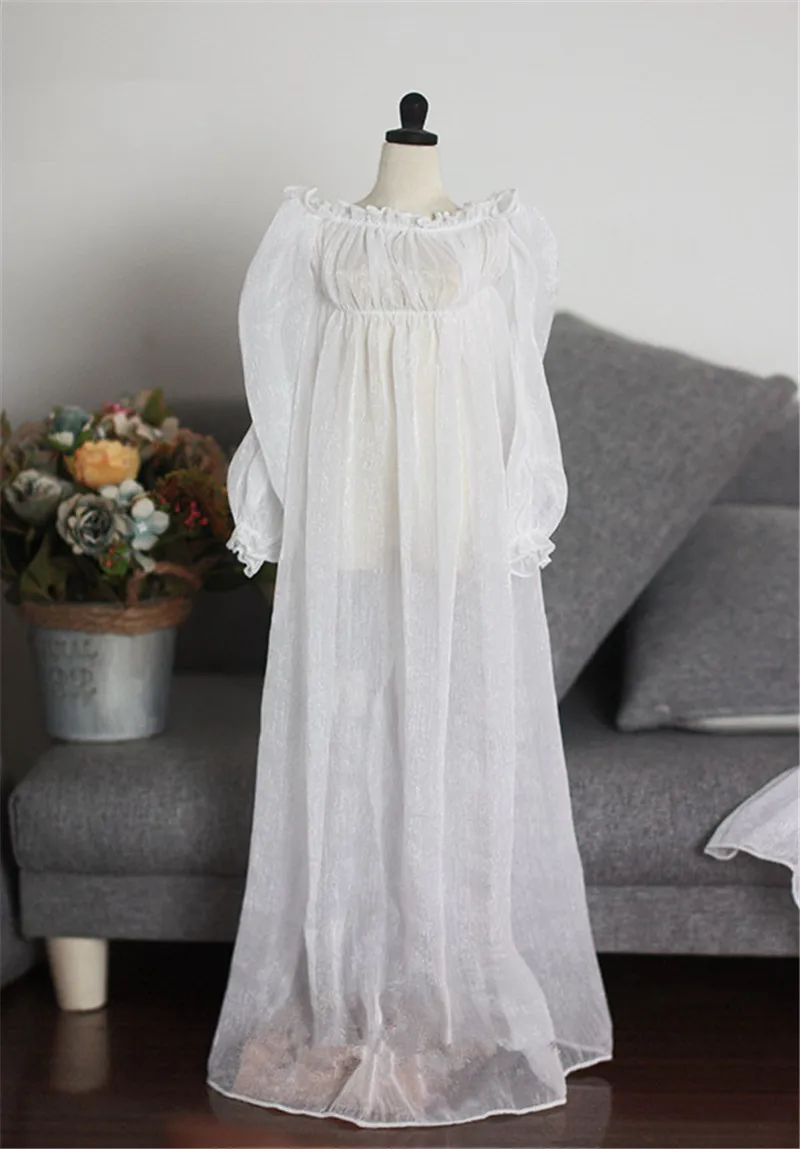 BJD ตุ๊กตาเสื้อผ้า Fit 1/3 1/4ขนาดผ้าไหมชีฟอง Crepe Retro โรมันเทพธิดาชุด Nightgown ตุ๊กตาอุปกรณ์เสริม