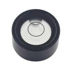 HACCURY Metal Spirit Level Bubble Bead Bull's Eye Style for Carbon Fiber Rod Centering Pole Diameter 24mm