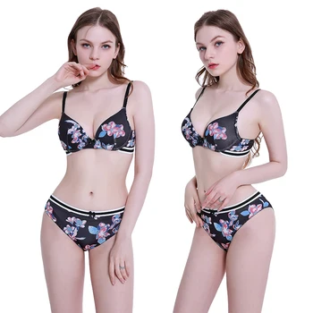 Reggiseno di pizzo floreale Sexy senza cuciture Nouvell Bustier Bralette trasparente per donna tazze trasparenti intimo senza fili reggiseno Lingerie