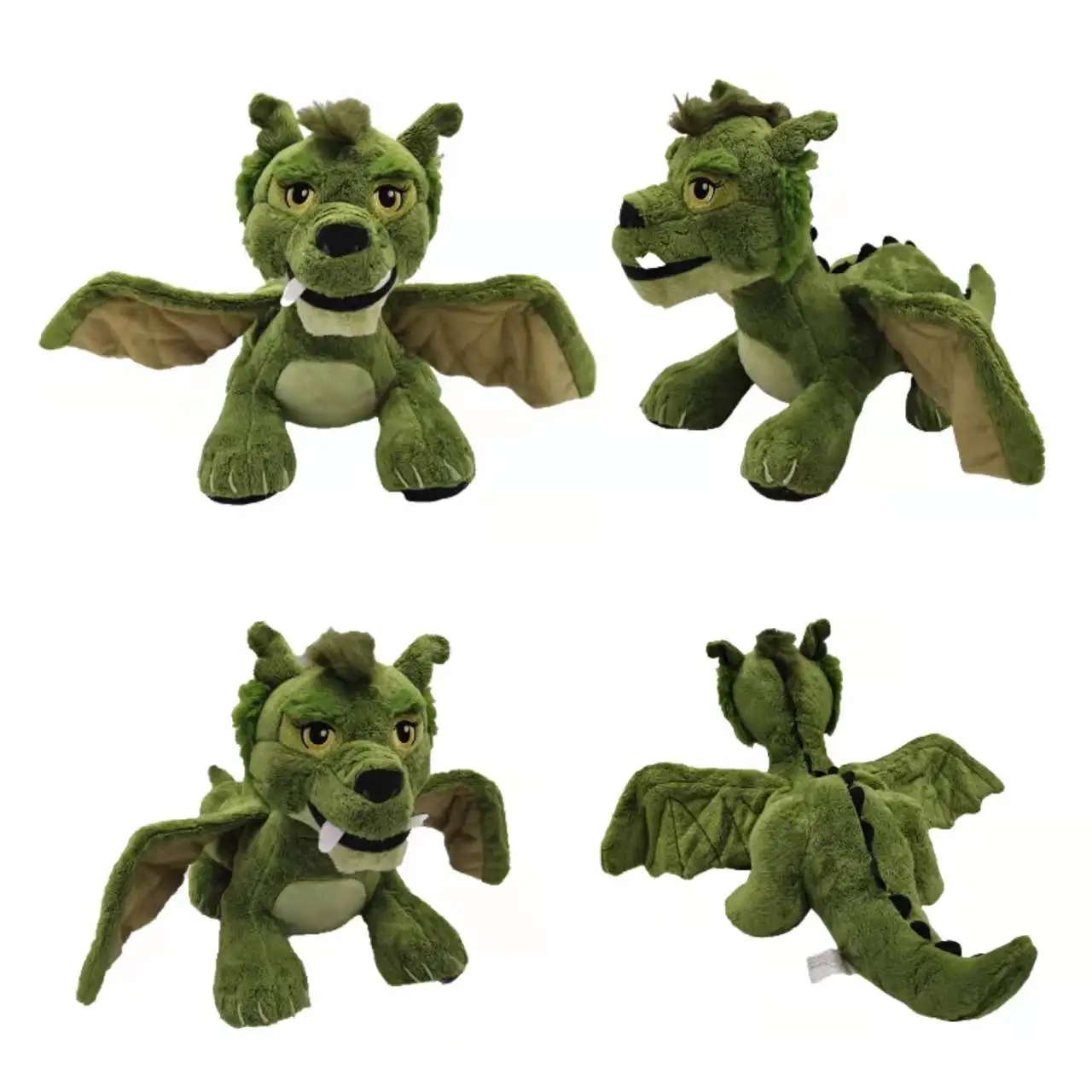 50cm Anime Movie Pete Dragon Elliot Plush Toy Animal Green Dragon Plushie Doll Cute Stuffed Toy for Boys Birthday Christmas Gift