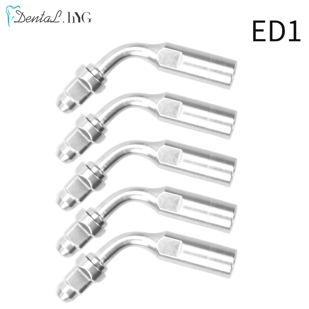 5Pcs Dental Ultrasonic Scaler Tip Scaling Periodontics Endodontics Fit EMS Woodpecker ED1 Teeth Whitening Tools