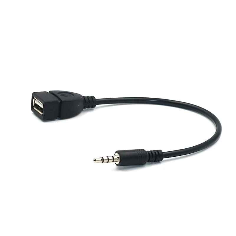 

3.5mm Stereo Car Auxiliary Audio Cable Car AUX Data Cable MP3 Conversion Cable USB To AUX Audio 3.5mm Cable