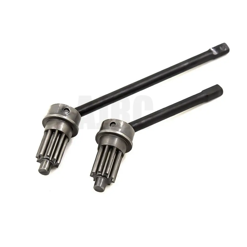 1pair Stainless Steel Front Axle Cvd Drive Shafts Drive Gear For Traxxas Trx4 Defender Bronco Trx-6 G63 1/10 Rc Crawler Car