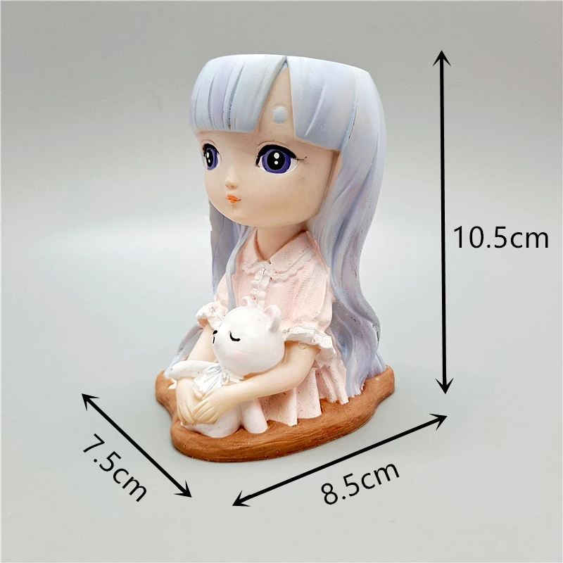 3D Menina Abraço Gato Molde De Silicone, Ferramenta De Cola De Cristal, Artesanato Artesanal DIY Ornamentos, Vela De Cristal, Vaso De Gesso, Cola De Resina, Original