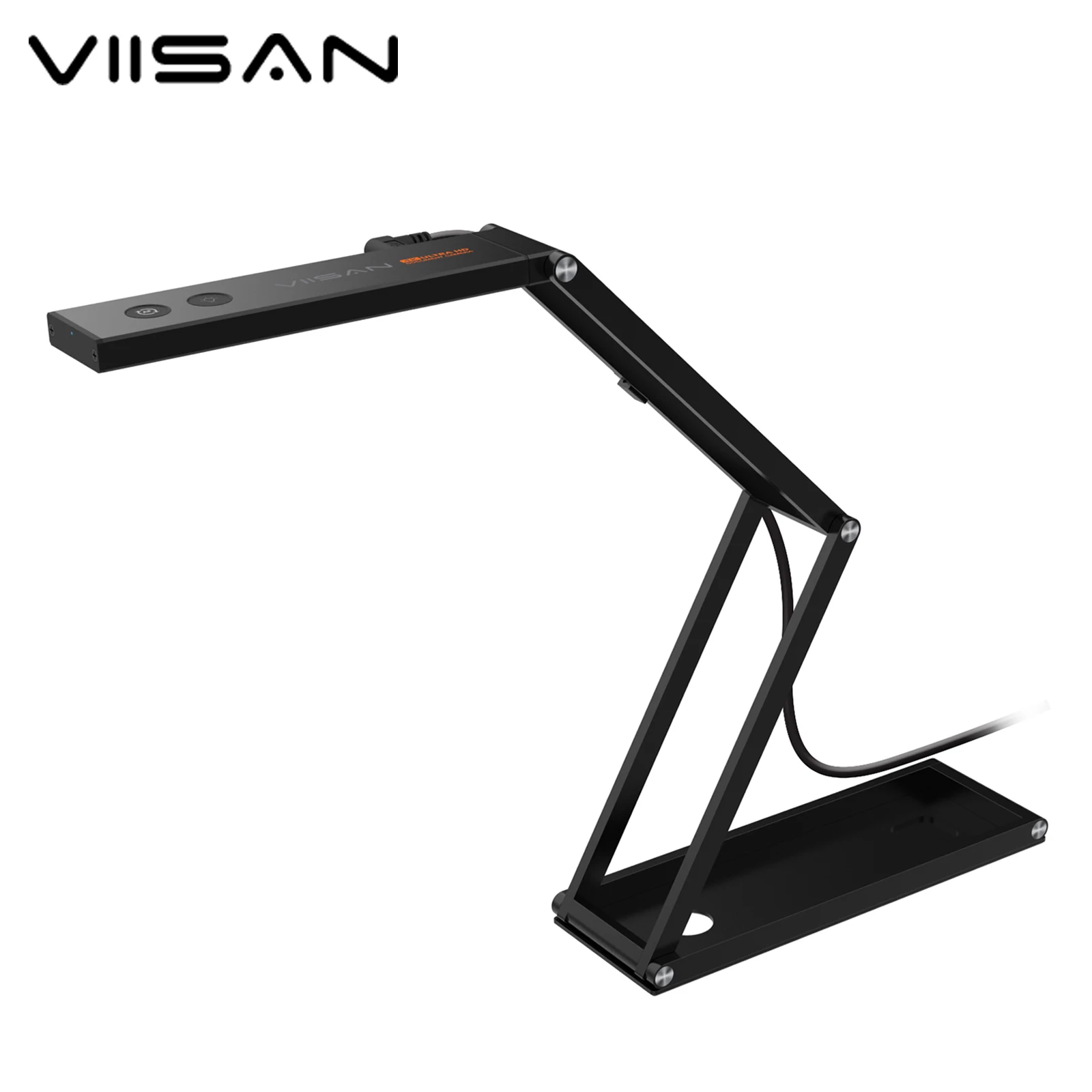 Imagem -01 - Viisan P4u 13mp 4k Câmera de Documento 1080p 60fps Webcam com Lente af Microfone Embutido e Led para Ensino à Distância Aprendizagem